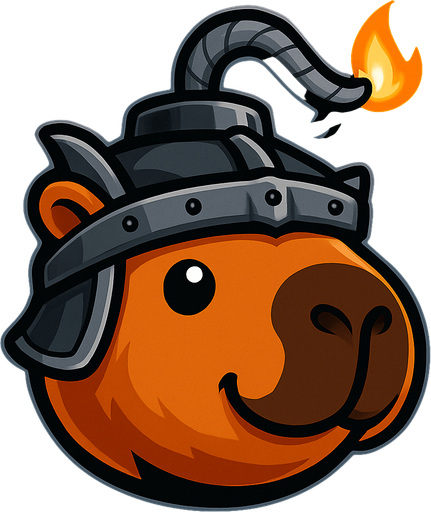 Quitale la espada. Ahora has una bomba con la forma del capibara y su cabeza.