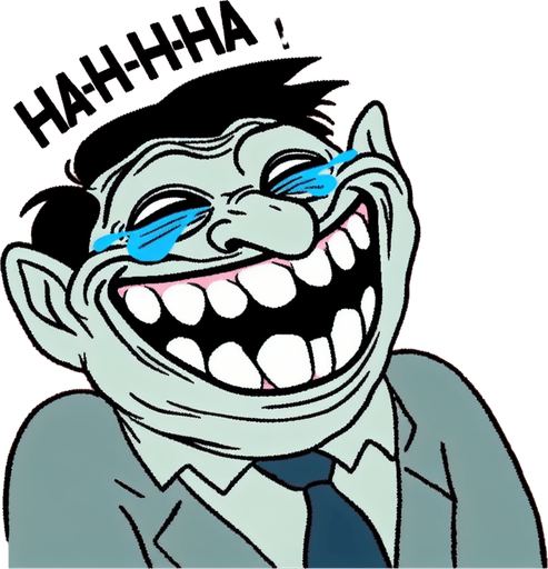 Ха-ха-ха.
Мем тролл