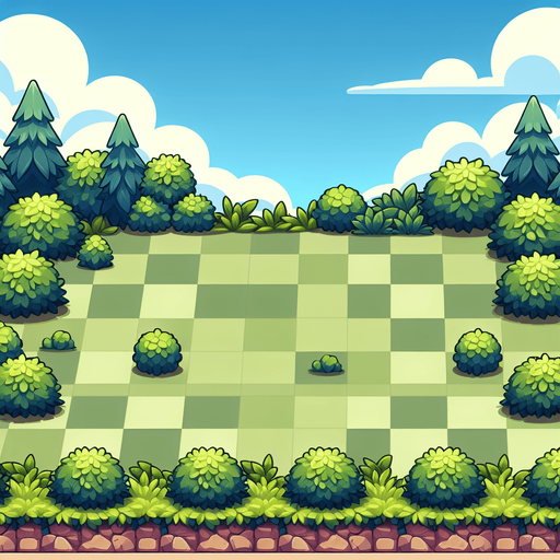 bushes.
Single Game Texture. In-Game asset. 2d. Blank background. High contrast. No shadows.