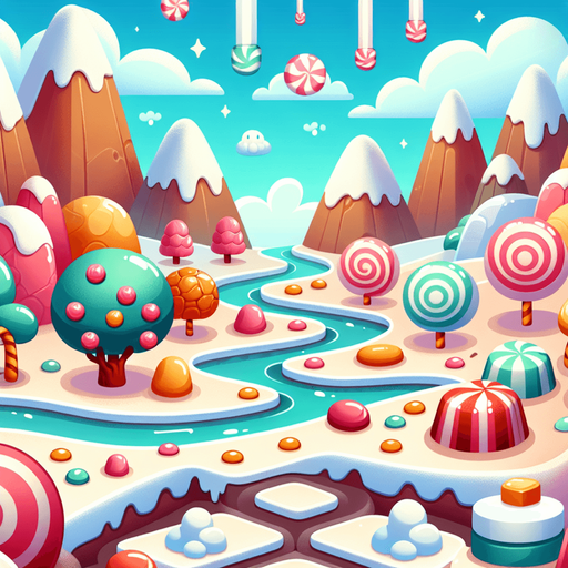 Candy land.
Single Game Texture. In-Game background.