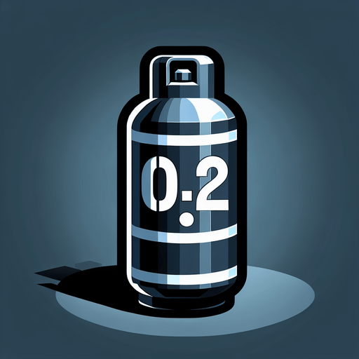 oxygen cylinder with O2 symbol
Single Game Texture.  In-Game asset.  2d.  Blank background.  High contrast.  No shadows