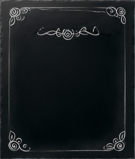 "NOVICE BLEND" handwritten in chalk