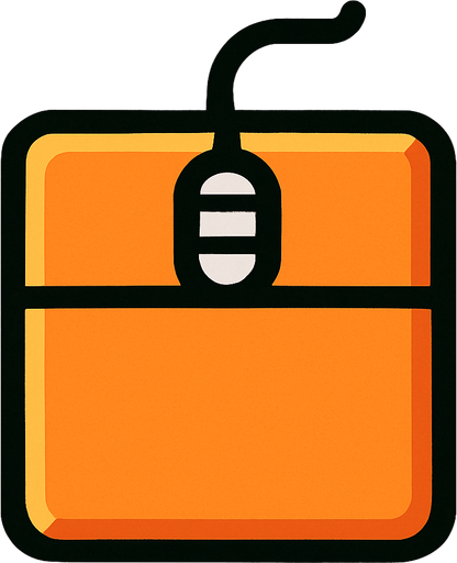 mause but square.
In-Game asset.  2d.  High contrast.  No shadows