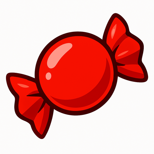 Red Candy.
In-Game asset.  2d.  High contrast.  No shadows