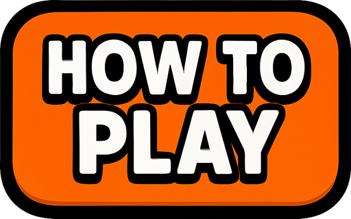 How to play button.
In-Game asset.  2d.  High contrast.  No shadows
