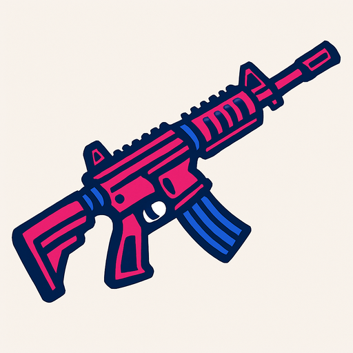 Arma.
In-Game asset.  2d.  High contrast.  No shadows