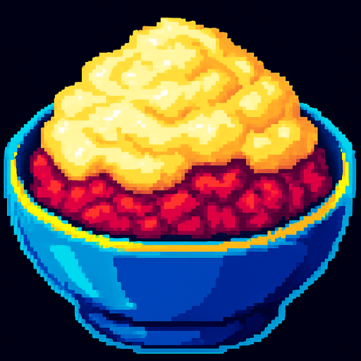 Raw batter on top of the ground fish