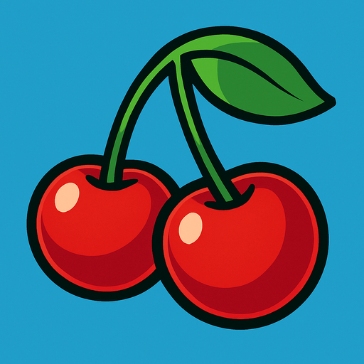Cherry.
In-Game asset.  2d.  High contrast.  No shadows