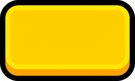 Bana bir adet sarı bir buton yap.
In-Game asset.  2d.  High contrast.  No shadows