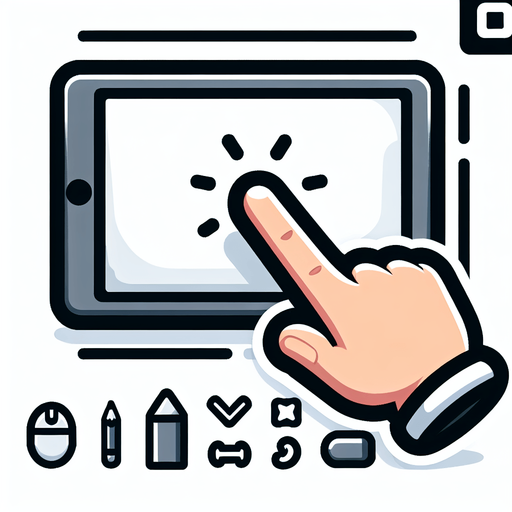 мультяшный палец нажатие по экрану.
Single Game Texture. In-Game asset. 2d. Blank background. High contrast. No shadows.