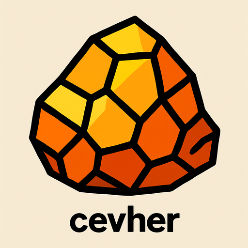 Cevher.
In-Game asset.  2d.  High contrast.  No shadows