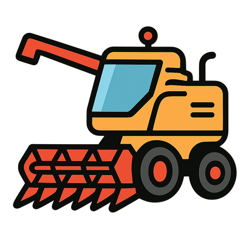 Auto harvester.
In-Game asset.  2d.  High contrast.  No shadows