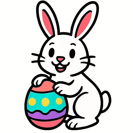 EASTER BUNNY.
In-Game asset.  2d.  High contrast.  No shadows