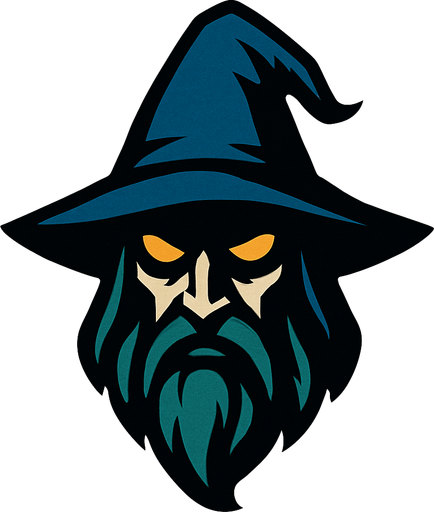 2d mysterious and scary wizard character's head.
In-Game asset.  2d.  High contrast.  No shadows