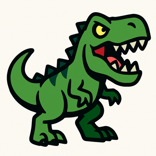 T-REX.
In-Game asset.  2d.  High contrast.  No shadows