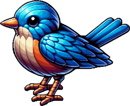 Flappy Bird Realistic Bird.
Single Game Texture. In-Game asset. 2d. Blank background. High contrast. No shadows.