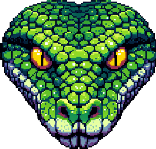 Snake head pixel