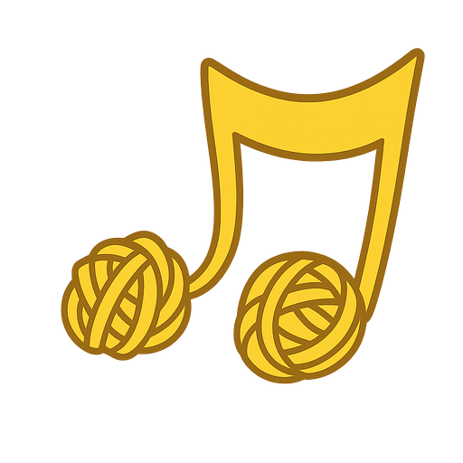 A yellow musical note . No background. Transparent background. Blank background. No shadows. 2d. In-Game asset. flat