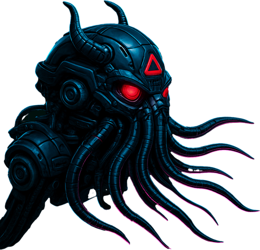 Variations mechanical squid sentinel matrix side animation fully in frame