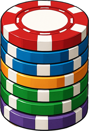 A stacked pile of some of these chips.