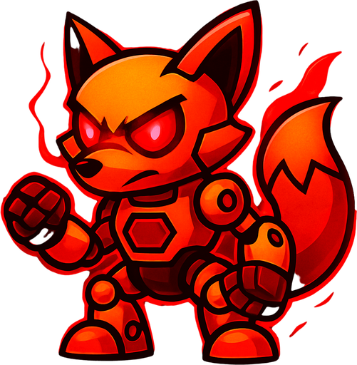 Con ojos rojos y aura roja