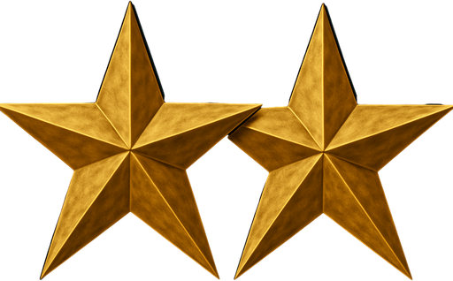 Same stars but make it two.