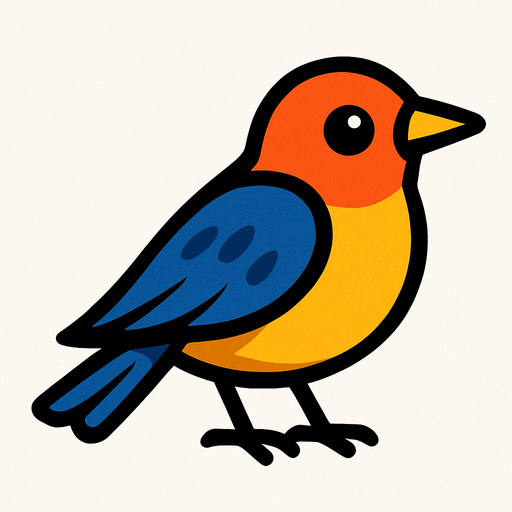 haz un pájaro.
In-Game asset.  2d.  High contrast.  No shadows