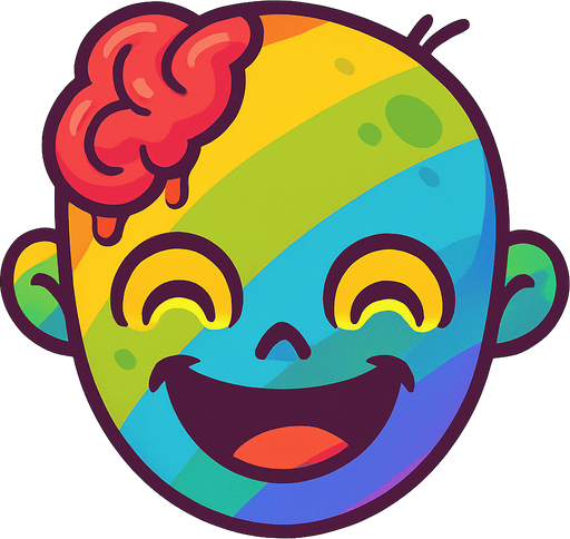 Make it rainbow and extremly happy