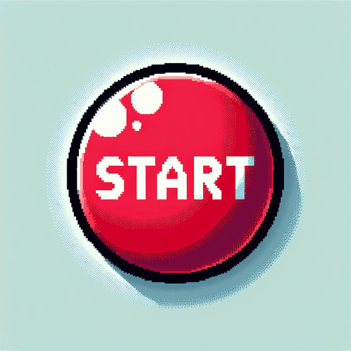 A start button. White on Red..
Single Game Texture. In-Game asset. 2d. Blank background. High contrast. No shadows.