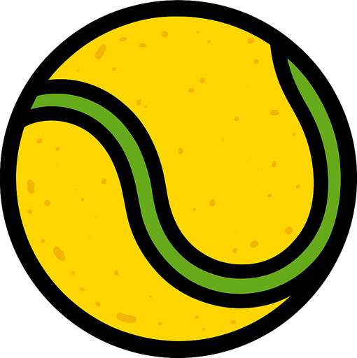 tennis ball.
In-Game asset.  2d.  High contrast.  No shadows