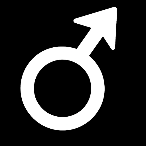 la flecha apunta hacia arriba y el circulo todo de blanco