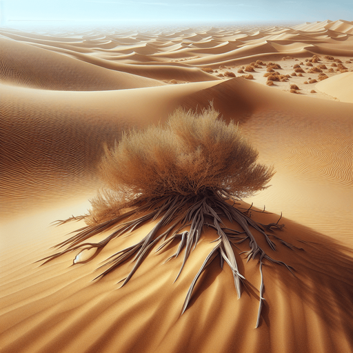 DUNE BUSH, TOP VIEW