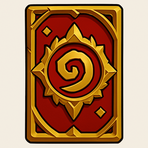 cardback.
In-Game asset.  2d.  High contrast.  No shadows