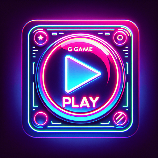 A big button that say Play to start playing a game. Use neon cyberpunk style..
Single Game Texture. In-Game asset. 2d. Blank background. High contrast. No shadows.