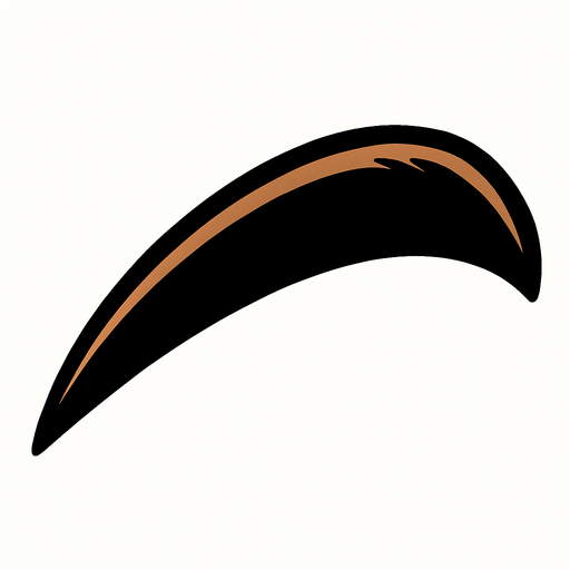 eyebrow.
In-Game asset.  2d.  High contrast.  No shadows. comic. cartoon