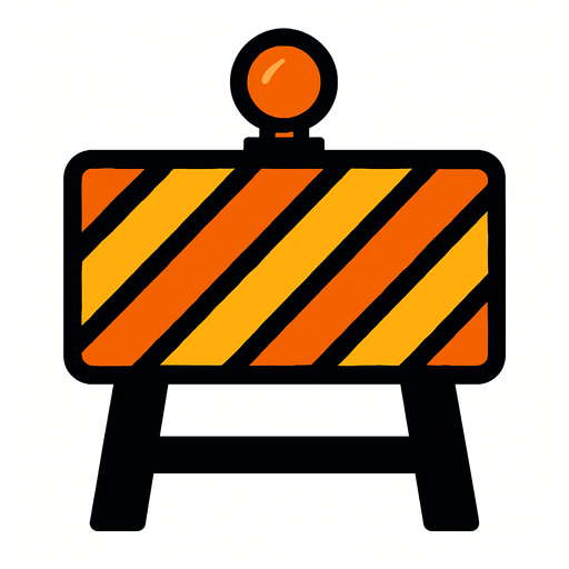 bariyer.
In-Game asset.  2d.  High contrast.  No shadows