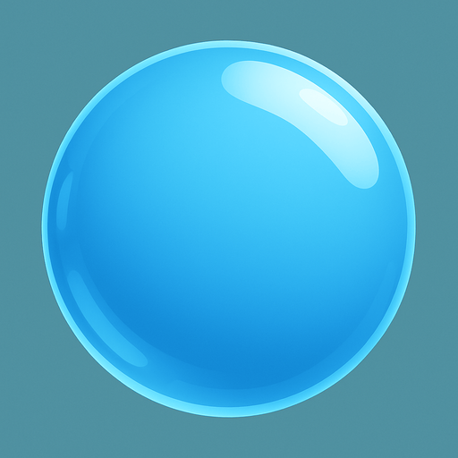 make the ball appear on the screen much more smoothly like bubble