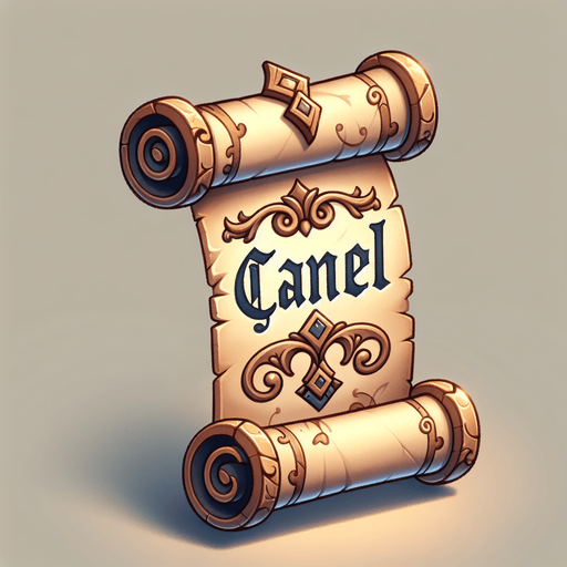 A scroll that reads Cancel on it. A cancel button with scroll type estetics.
Single Game Texture.  In-Game asset.  2d.  Blank background.  High contrast.  No shadows