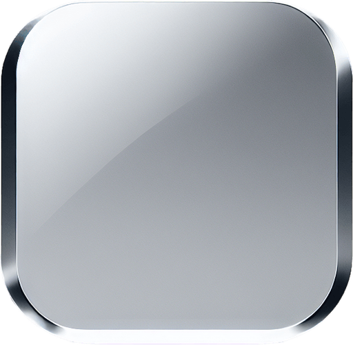 transparent  rectangle with rounded corners.