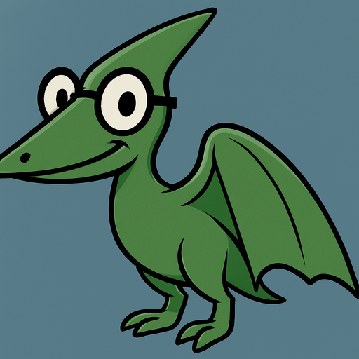 Same dinosaur but with wings down