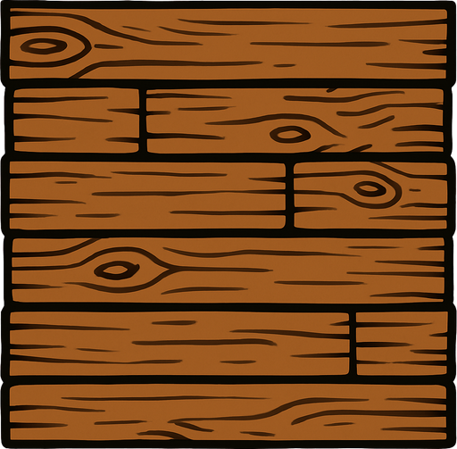 Ahşap duvr.
In-Game asset.  2d.  High contrast.  No shadows