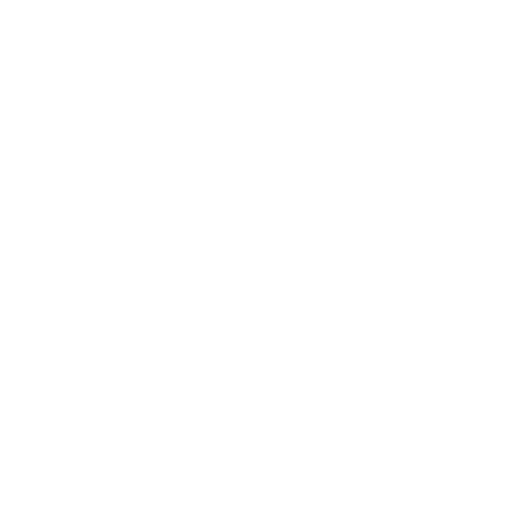 final boss holding a white mage from the game and the knight from the game. No background. Transparent background. Blank background. No shadows. 2d. In-Game asset. flat