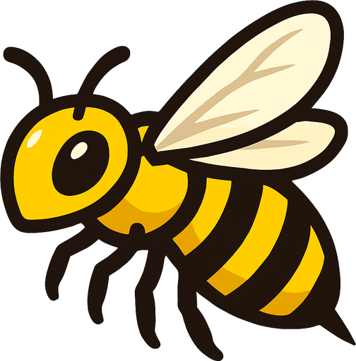 make a bee.
In-Game asset.  High contrast.  No shadows