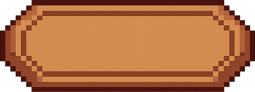 pixelart empty button. No background. Transparent background. Blank background. No shadows. 2d. In-Game asset. flat