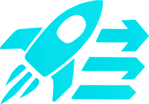 symbol for spaceship speed upgrade increase.
In-Game asset.  2d.  High contrast.  No shadows