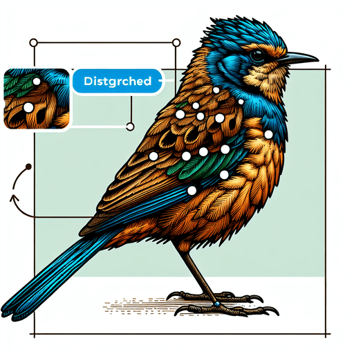 Bird.
2D cartoon, no background