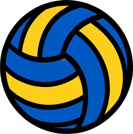 volleyball ball.
In-Game asset.  2d.  High contrast.  No shadows