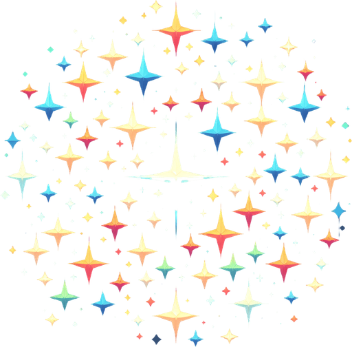 a black background filled with stars.
Single Game Texture.  In-Game asset.  2d.  Blank background.  High contrast.  No shadows