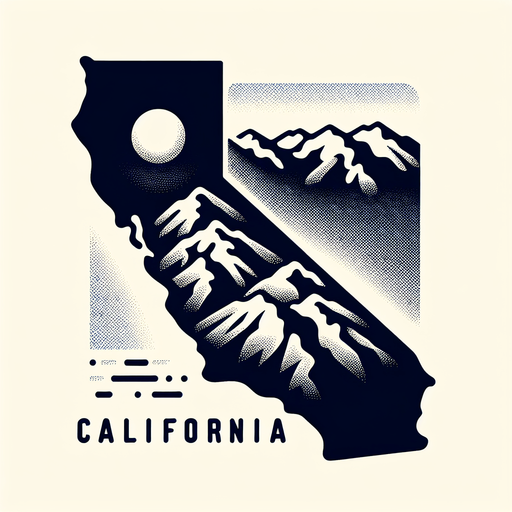 the shape of CALIFORNIA.
Single Game Texture. In-Game asset. 2d. Blank background. High contrast. No shadows.