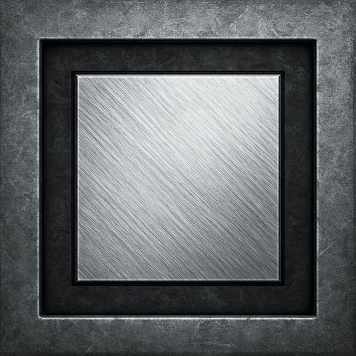 Different metal backgrounds, square inside square.
In-Game asset.  2d.  High contrast.  No shadows